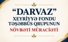 “DARVAZ” XEYRİYYƏ FONDU TƏŞƏBBÜS QRUPUNUN NÖVBƏTİ MÜRACİƏTİ