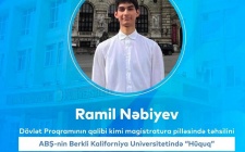 Təbrik edirik! Darvazlı gənc ABŞ-ın nüfuzlu universitetinə qəbul olunub